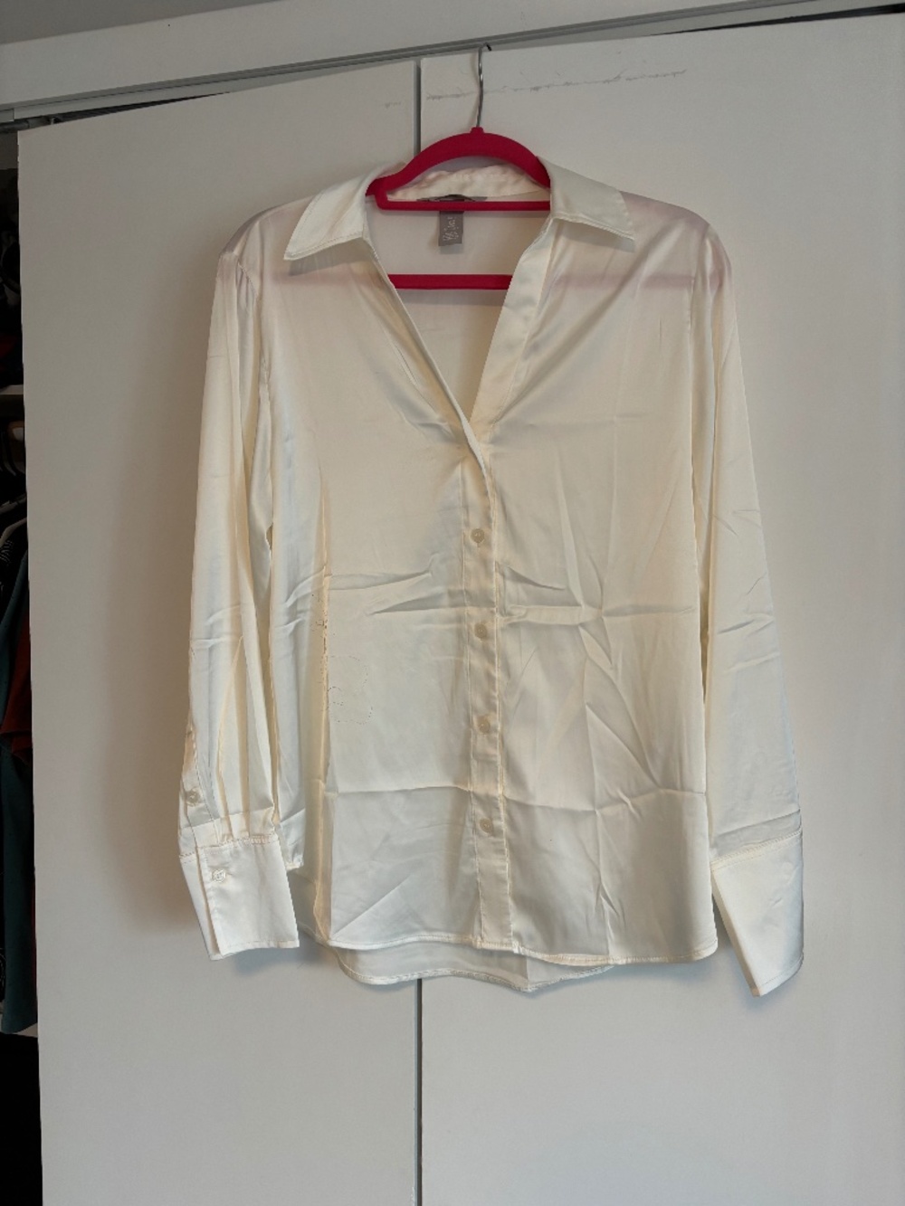 H&M Silk Blouse White